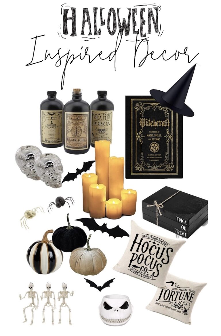 neutral halloween decor from amazon