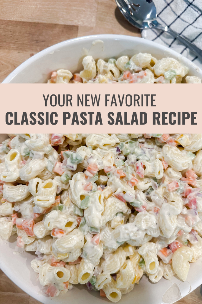 your new favorite classic pasta salad